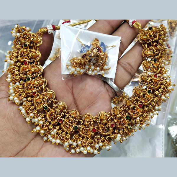 Manisha Jewellery Pota Stone Necklace Set