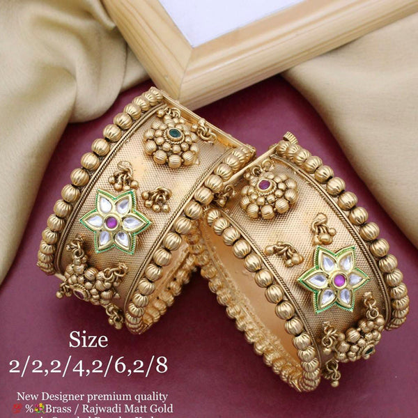 Manisha Gold Plated Copper Openable Kada