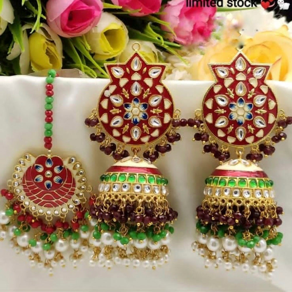 Mathapatti Mattal Designs Bharatanatyam Jewellery Set | Exotic India Art