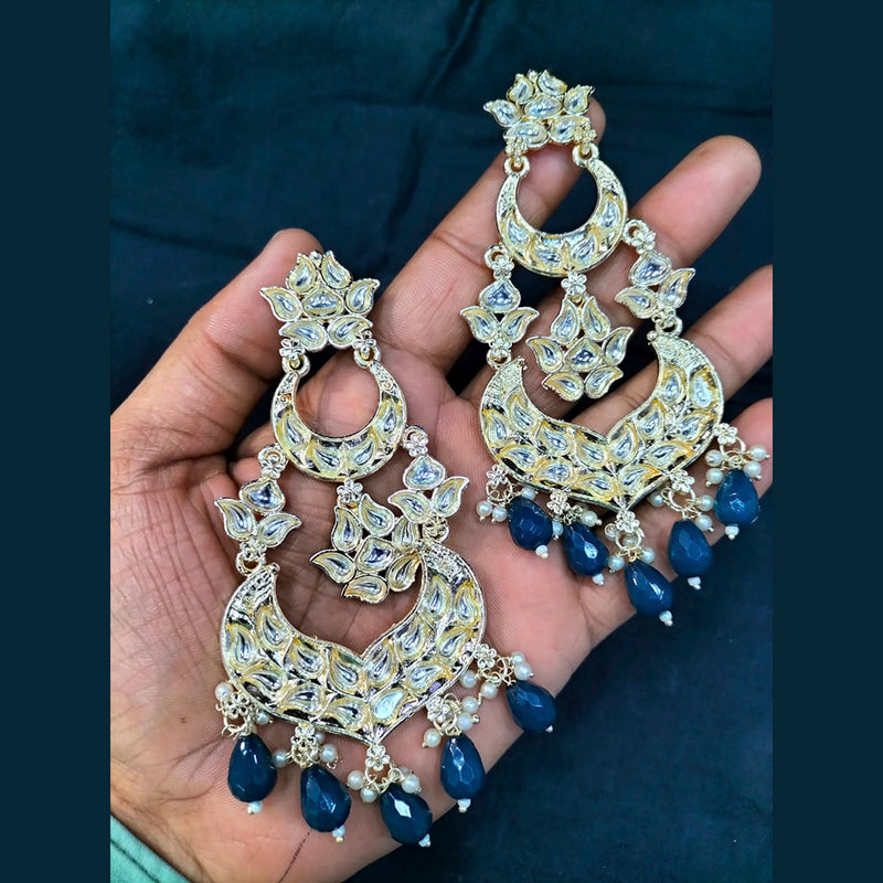 Manisha Jewellery Kundan Stone Dangler Earrings