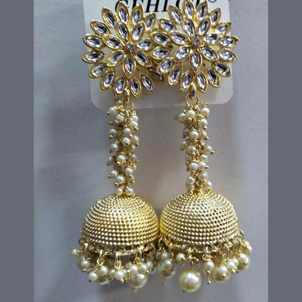 Manisha Jewellery Kundan Stone  Jhumkis Earrings