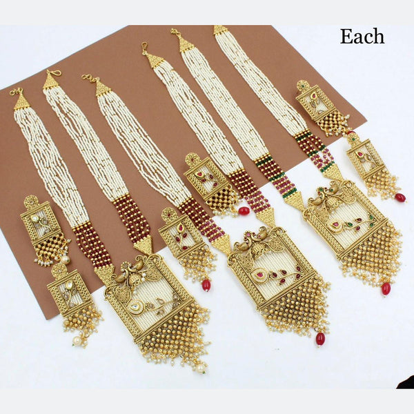 Manisha Jewellery Gold Plated Necklace Set