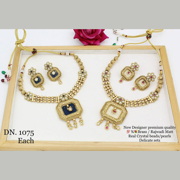 Manisha Jewellery Gold Plated Necklace Set