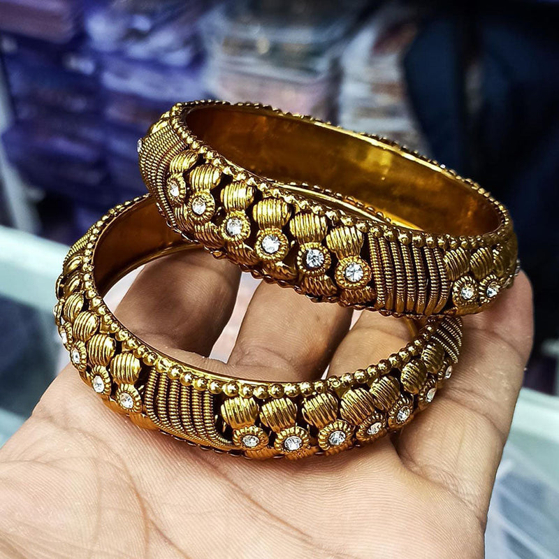 Manisha Jewellery Gold Plated Bangles Set