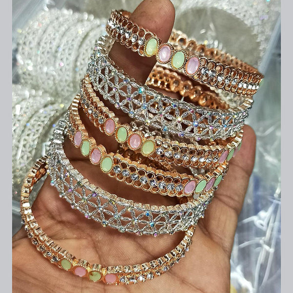 Manisha Jewellery 2 Tone Plated Bangles Set