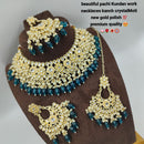 Manisha Jewellery Gold Plated Kundan & Beads Necklace Set