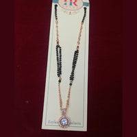 Manisha Jewellery Rose Gold Plated Austrian Stone Mangalsutra