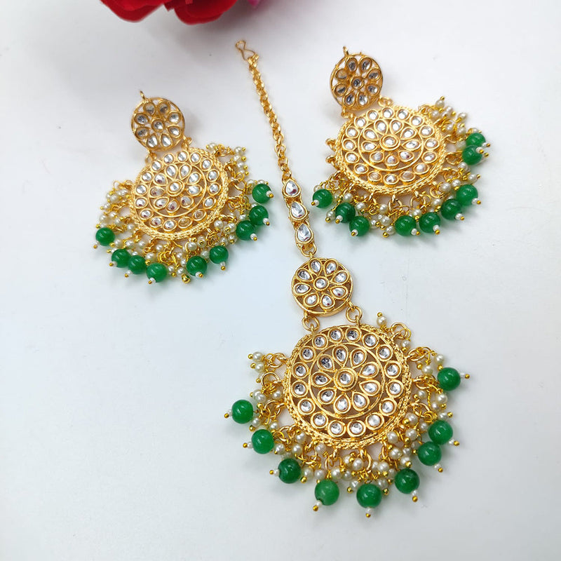 Manisha Jewellery Earrings and Maangtika Set