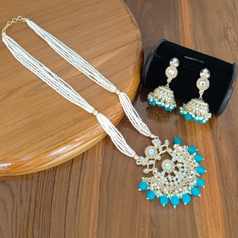 Manisha Jewellery Gold Plated Long Necklace Set