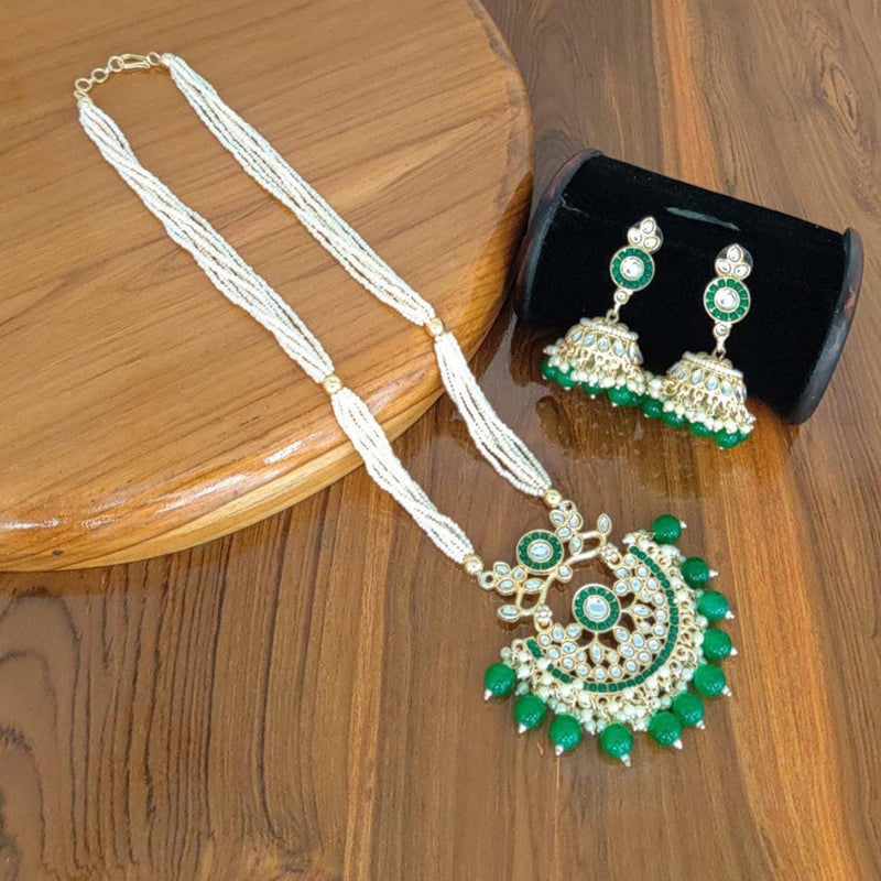 Manisha Jewellery Gold Plated Long Necklace Set