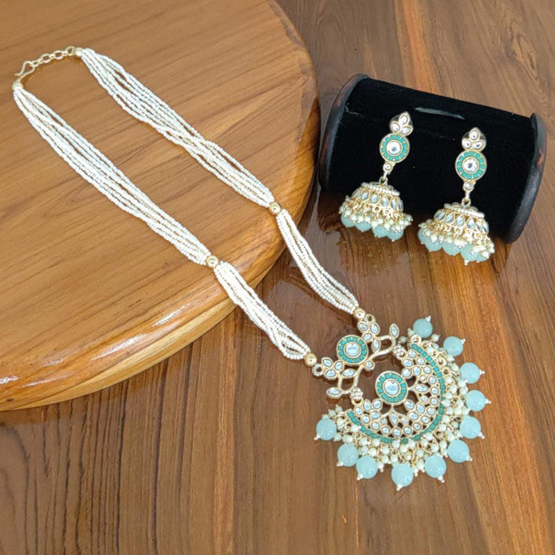 Manisha Jewellery Gold Plated Long Necklace Set