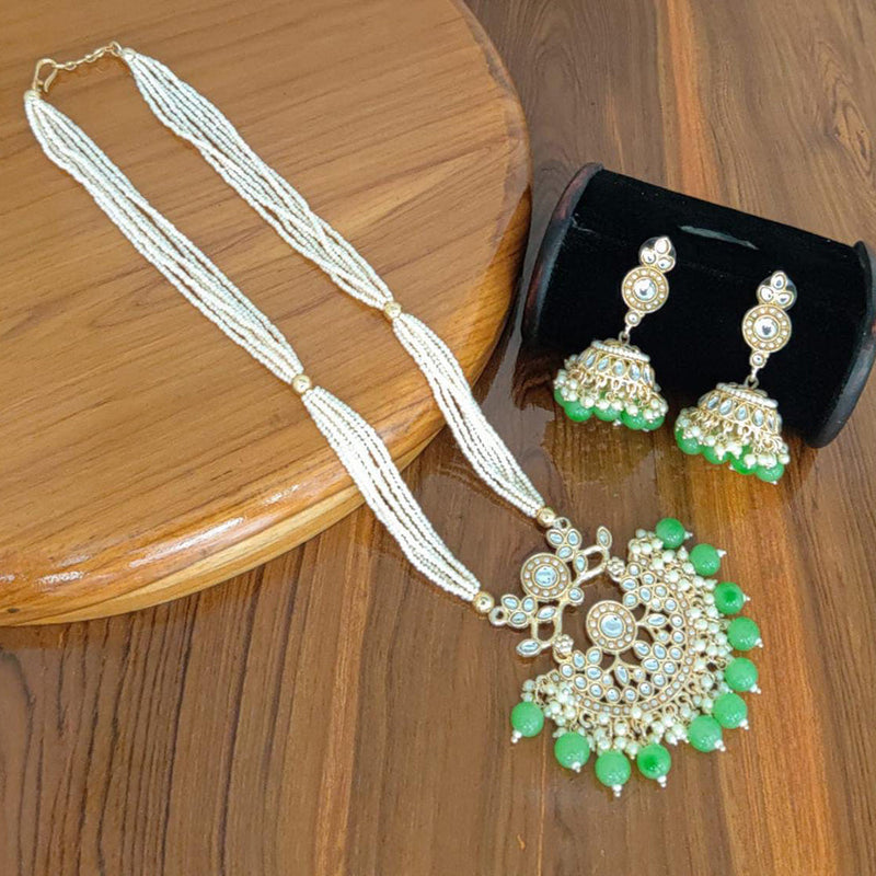 Manisha Jewellery Gold Plated Long Necklace Set