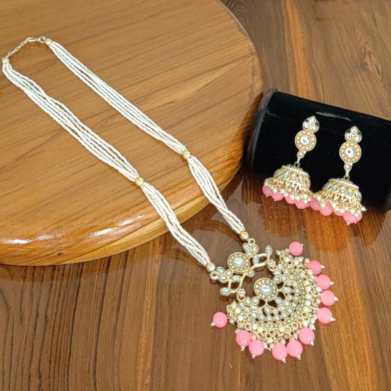 Manisha Jewellery Gold Plated Long Necklace Set