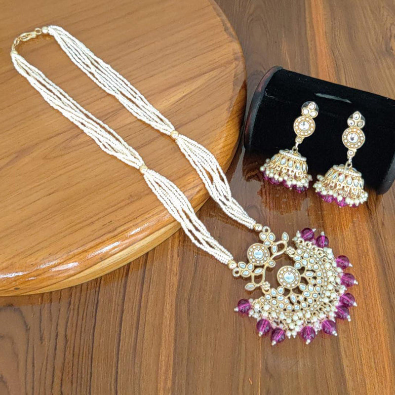 Manisha Jewellery Gold Plated Long Necklace Set