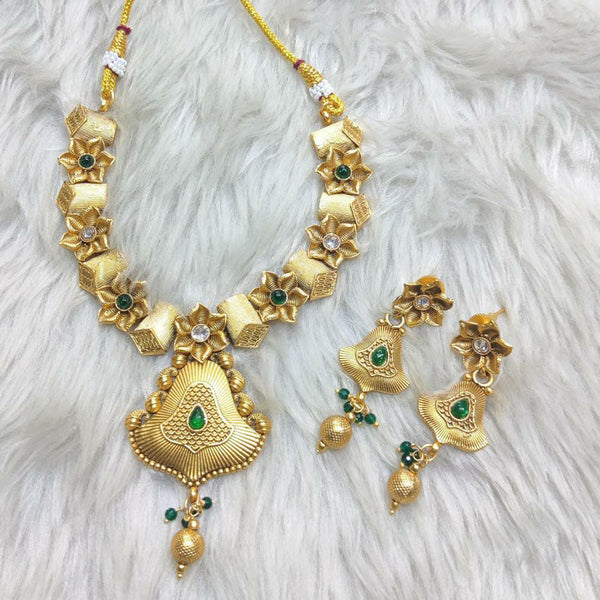 Manisha Jewellery Gold Plated Necklace Set