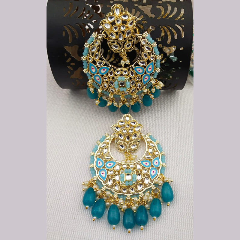 Manisha Jewellery Meenakari & Beads Dangler Earrings