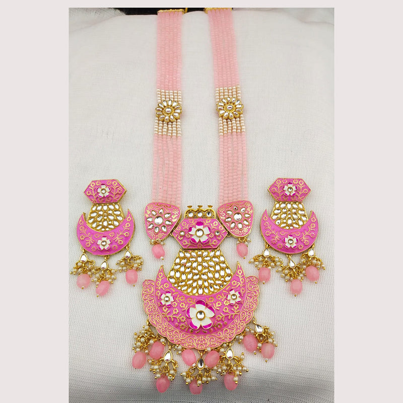 Manisha Jewellery Meenakari Long Necklace Set