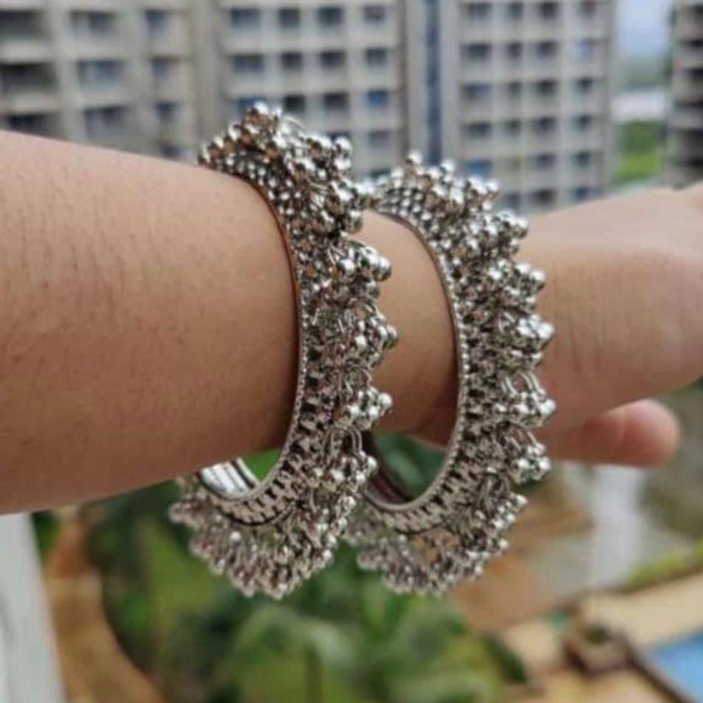 Manisha Jewellery Silver Plated Bangles Set – JewelEMarket