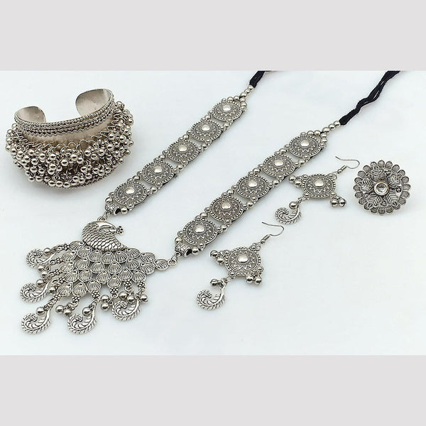 Manisha Jewellery Oxidised Plated Combo Set