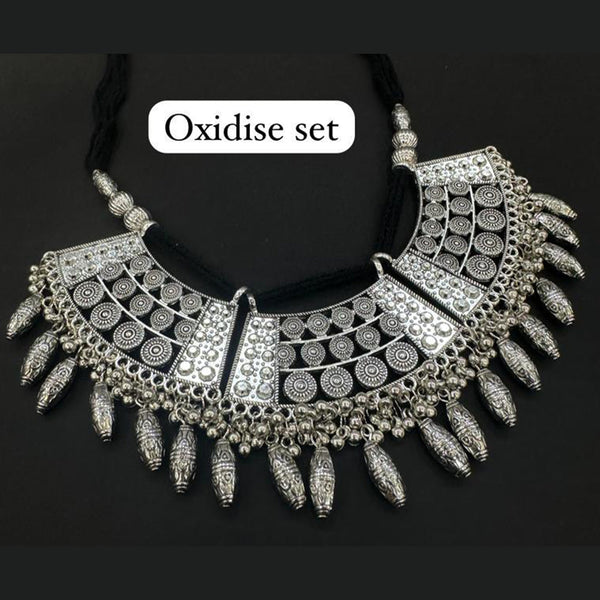 Manisha Jewellery Oxidised  Plated Necklace