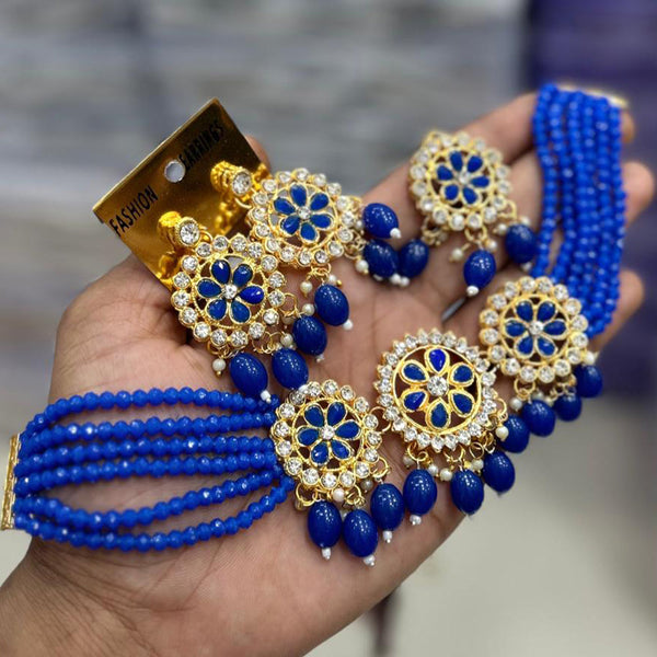 Manisha Jewellery Austrain Stone  Necklace Set
