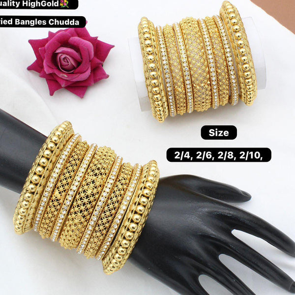 Manisha Jewellery Gold Plated bangles Set