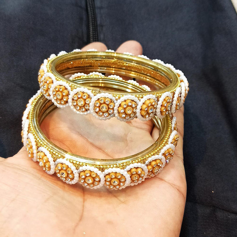 Manisha Jewellery Gold Plated Austrain Stone Bangles Set