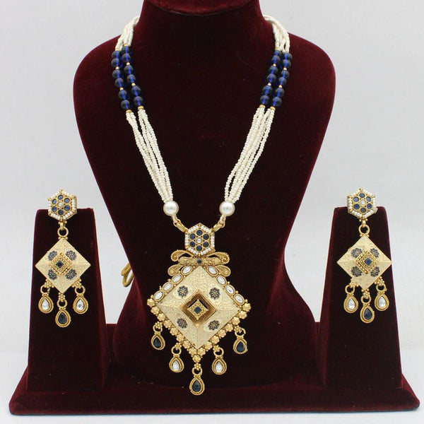 Small hot sale moti necklace