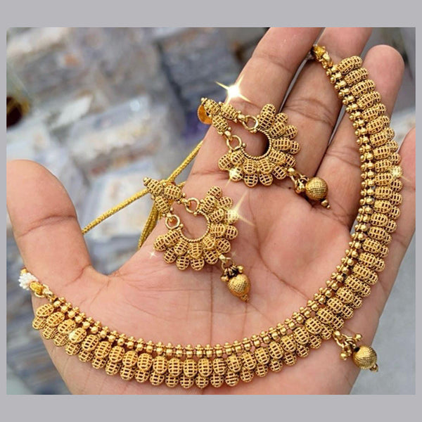 Manisha Jewellery Gold Plated Necklace Set