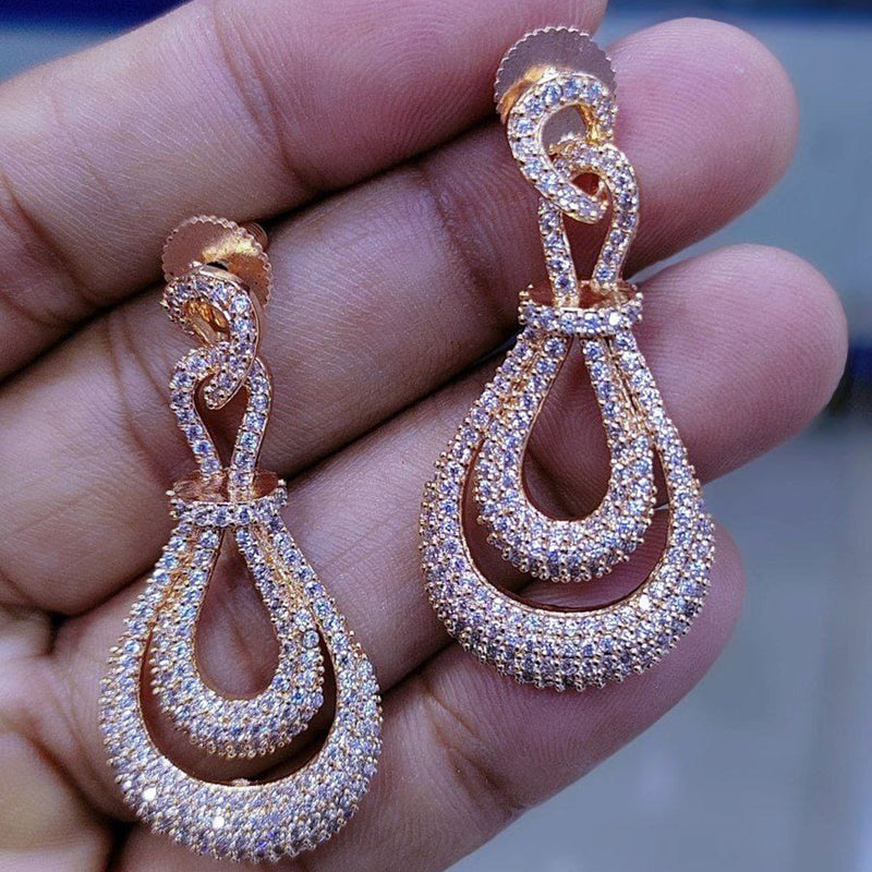 Manisha Jewellery Gold Plated Dangler Earrings