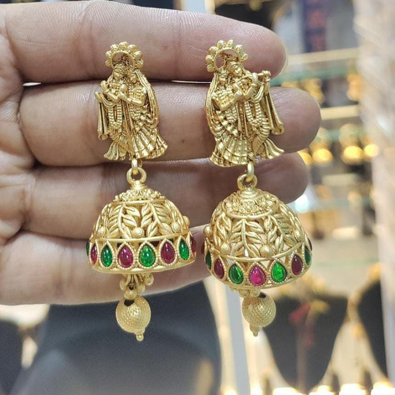 Manisha Jewellery Matte Finish Jhumki Earrings