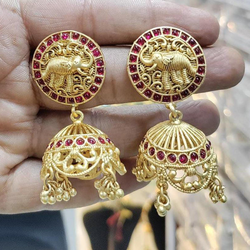 Manisha Jewellery Matte Finish Jhumki Earrings