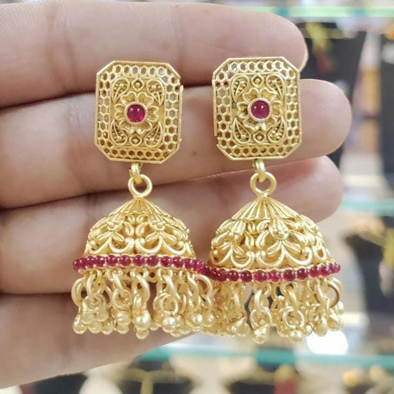 Manisha Jewellery Matte Finish Jhumki Earrings