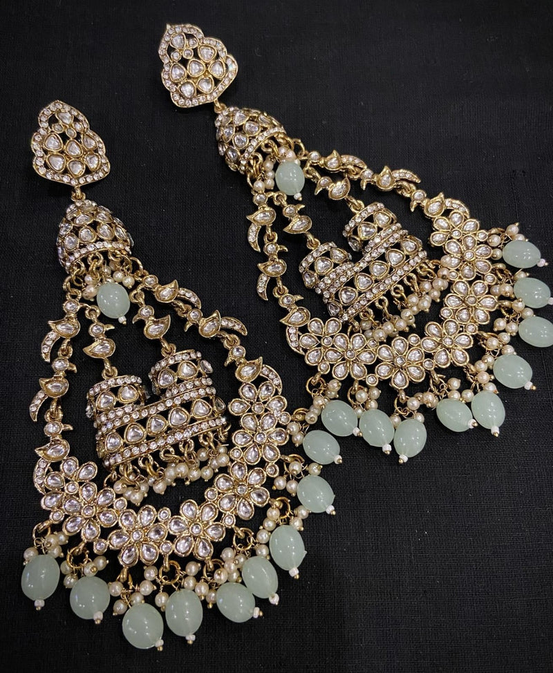 Manisha Jewellery Gold Plated Dangler Earrings