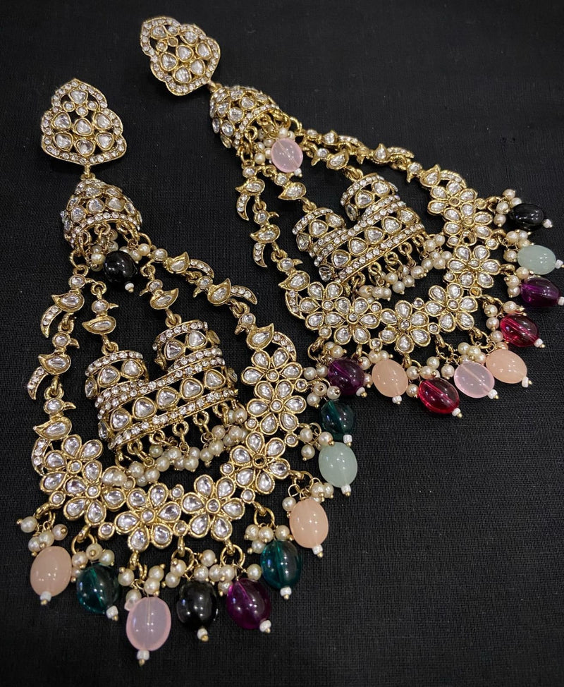 Manisha Jewellery Gold Plated Dangler Earrings