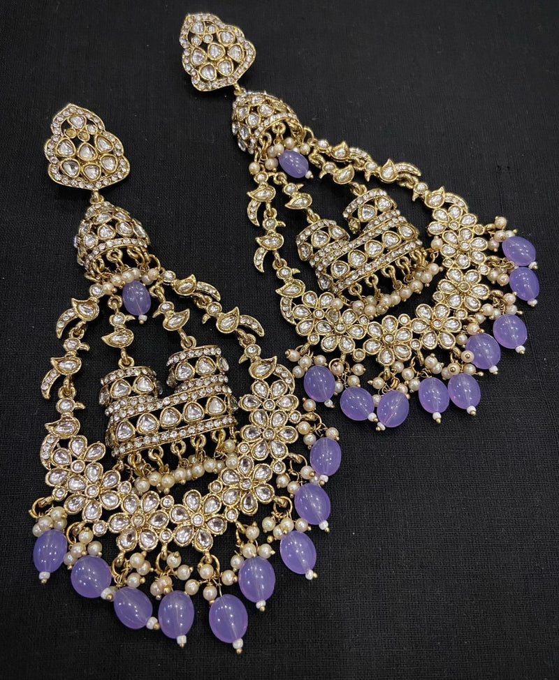 Manisha Jewellery Gold Plated Dangler Earrings