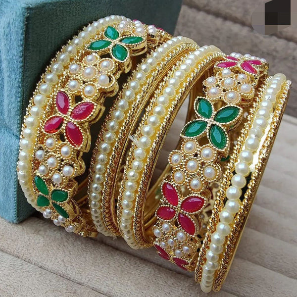 Manisha Jewellery Gold Plated Bangles Set