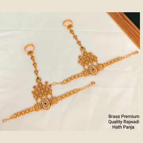Manisha Jewellery Brass Rajwadi Hath Panja