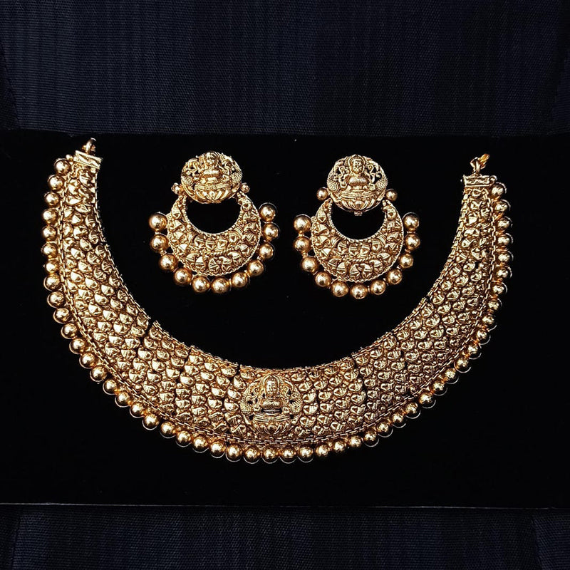 Manisha Jewellery Gold Plated Necklace Set