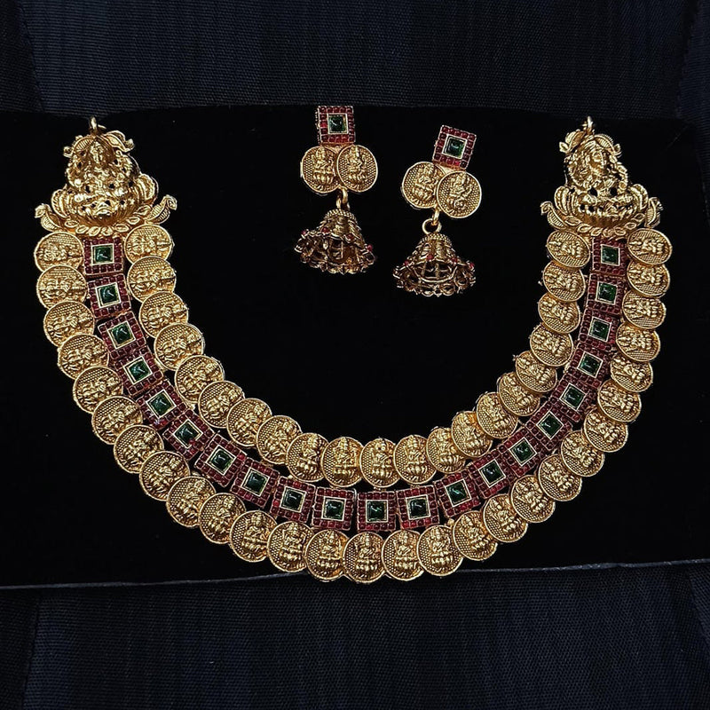 Manisha Jewellery Gold Plated Necklace Set