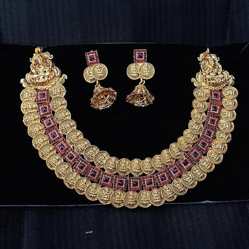 Manisha Jewellery Gold Plated Necklace Set