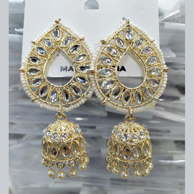 Manisha Jewellery Gold Plated Jhumki Earrings