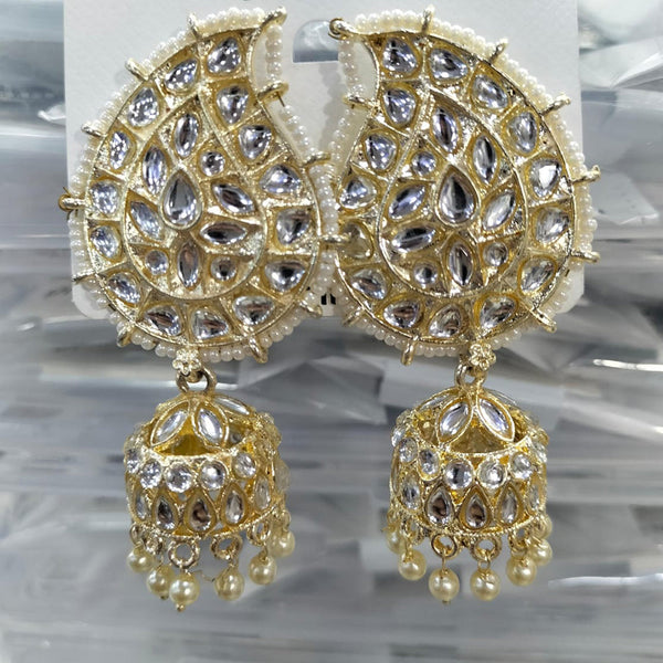 Manisha Jewellery Gold Plated Jhumki Earrings
