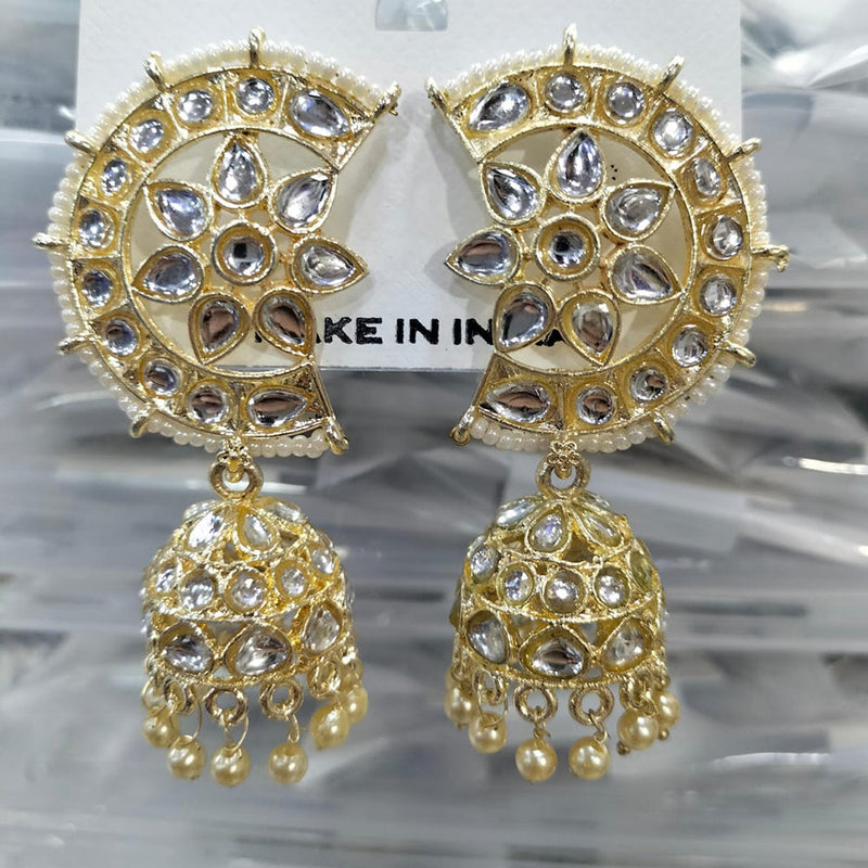 Manisha Jewellery Gold Plated Jhumki Earrings