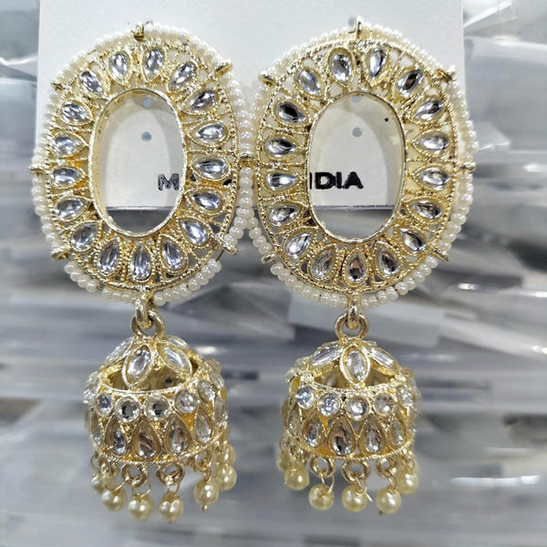 Manisha Jewellery Gold Plated Jhumki Earrings