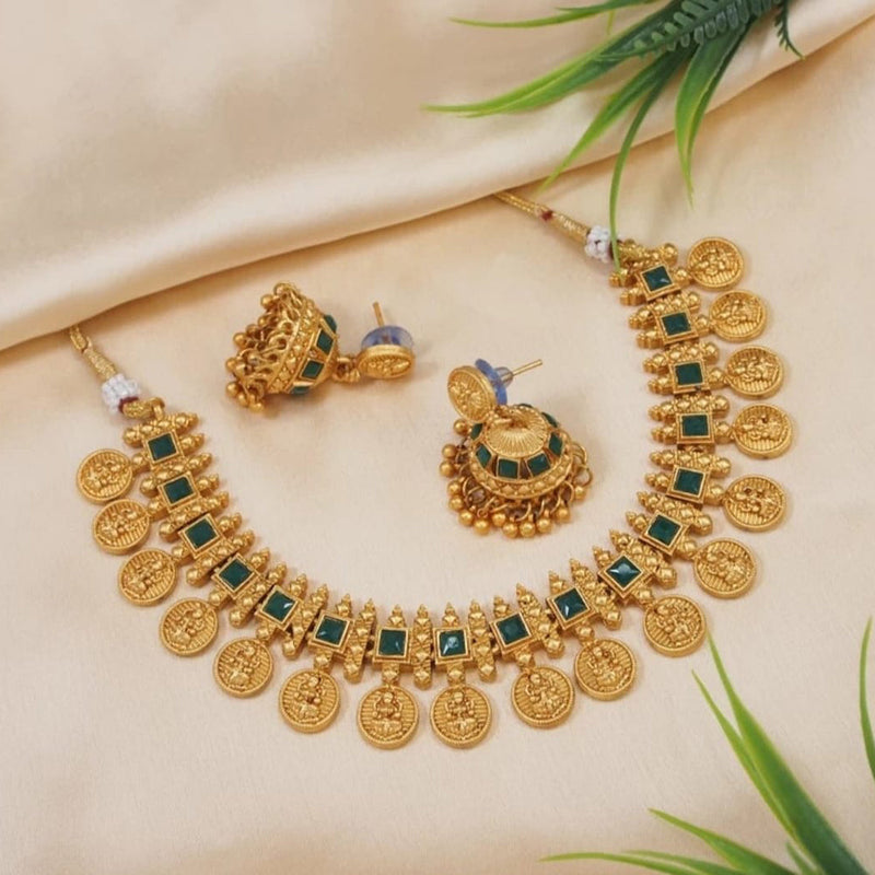 Manisha Jewellery Gold Plated Necklace Set