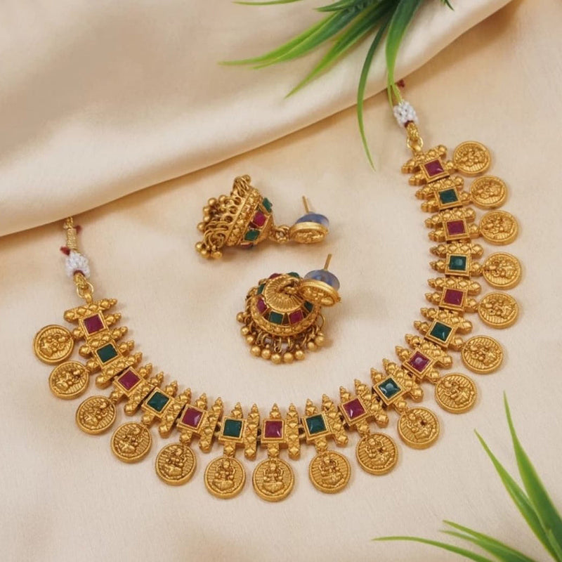 Manisha Jewellery Gold Plated Necklace Set