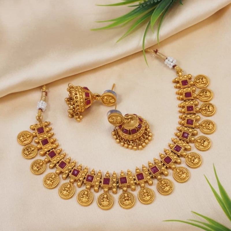 Manisha Jewellery Gold Plated Necklace Set