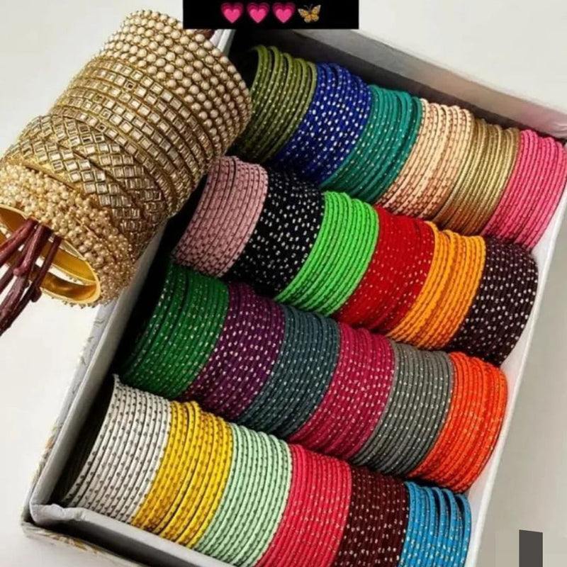 Colourful on sale metal bangles