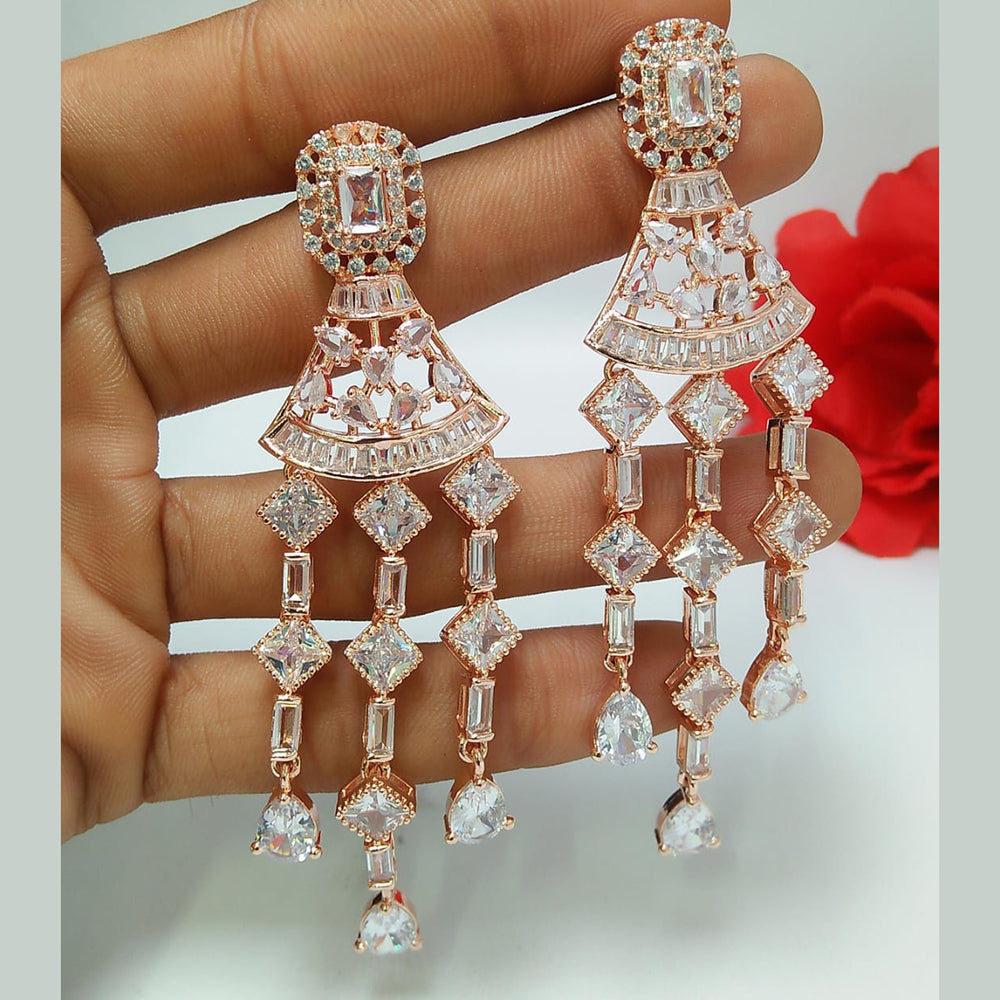 Buy Latest Collection Ad Multi Stone Dangler Earring Design One Gram  Imitation Jewelry